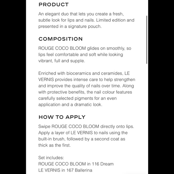 CHANEL BRAND NEW IN BOX LIMITED EDITION HOLIDAY SET 💄 & 💅🏽 - Picture 2 of 2